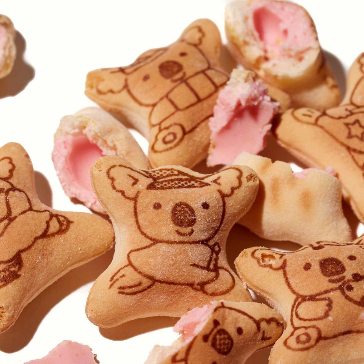 Μπισκότα με Γέμιση Φράουλας Lotte Koalas March Strawberry Biscuits
